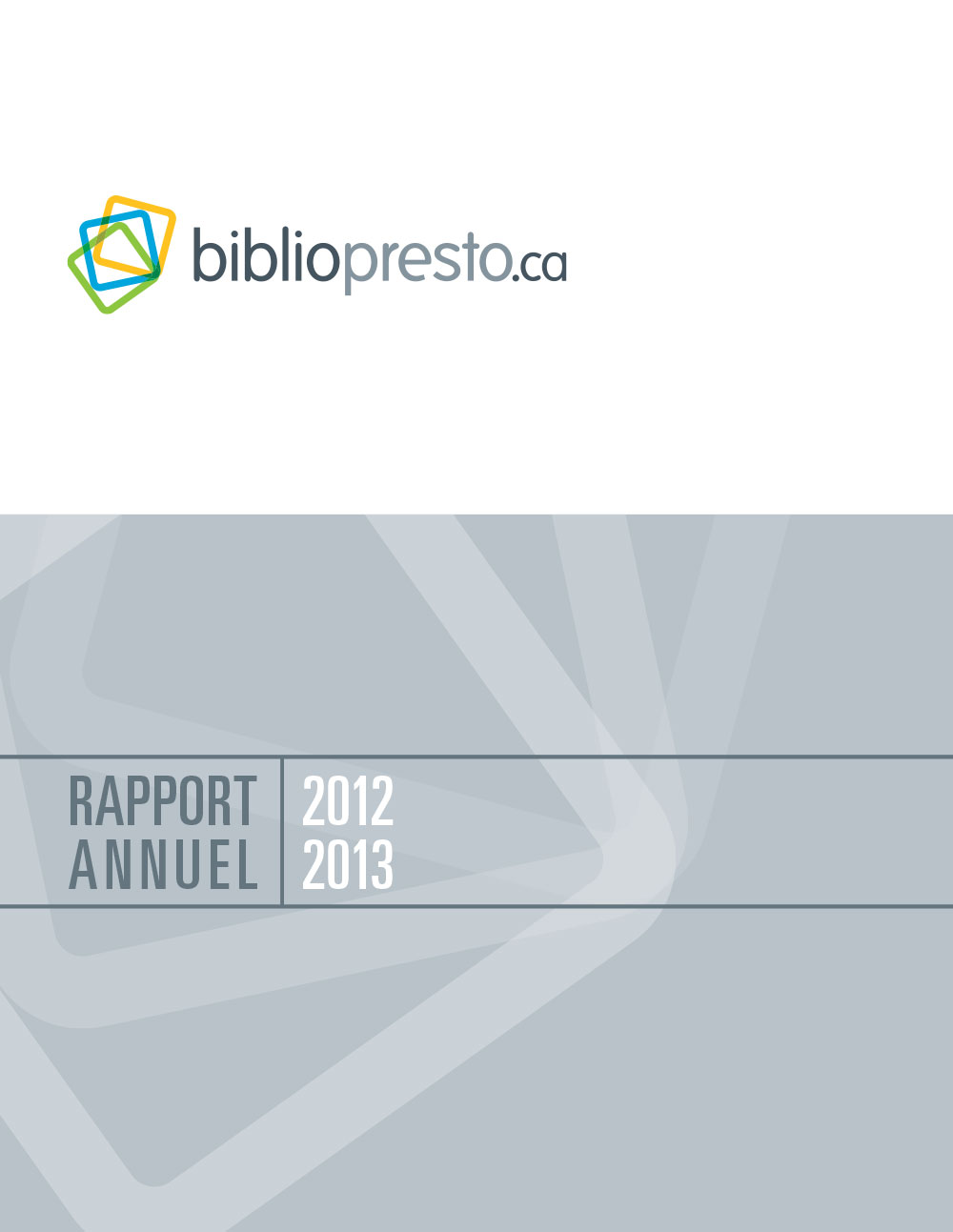 Rapport annuel 2012-2013